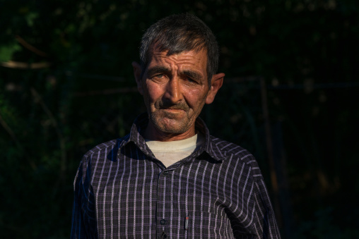 Turkmen Farmer, Golestan Province, Kuhmian, Iran