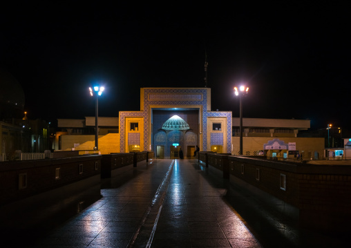 Fatima Al-masumeh Shrine At Night, Central County, Qom, Iran