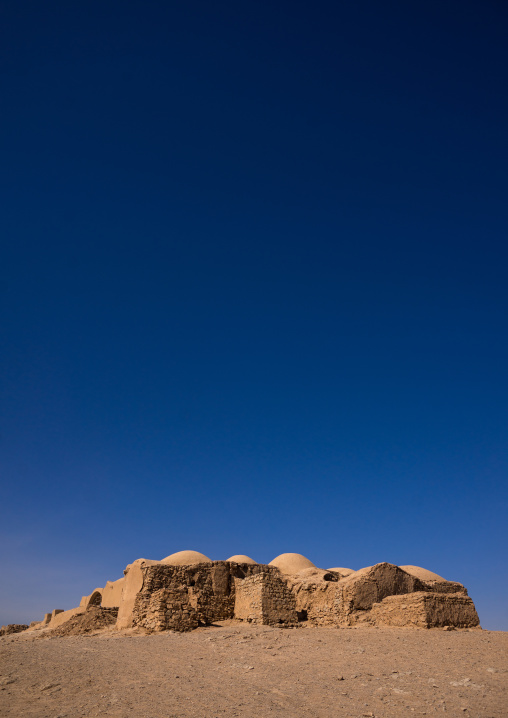 Zoroastrian Old Well With Wind Towers, Yazd Province, Yazd, Iran