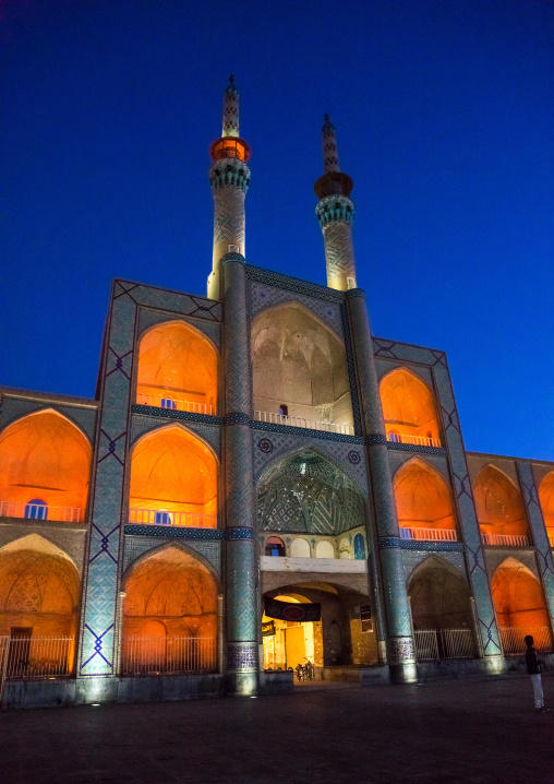 The Three-storey Takieh Part Of The Amir Chakhmaq Complex, Yazd Province, Yazd, Iran