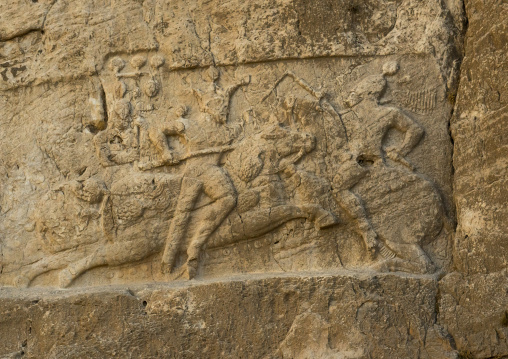 The Equestrian Victory Of Shapur Ii In Naqsh-e Rustam Necropolis, Fars Province, Shiraz, Iran