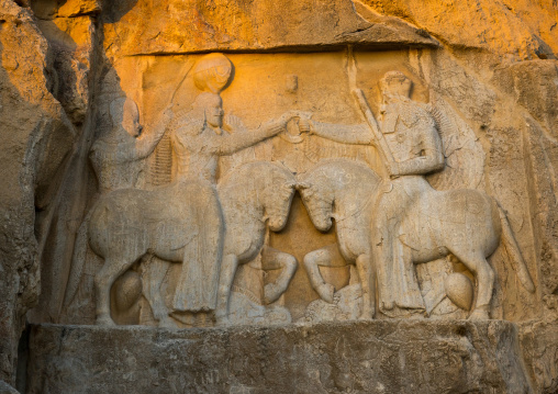 The Investiture Of Ardashir I In Naqsh-e Rustam Necropolis, Fars Province, Shiraz, Iran