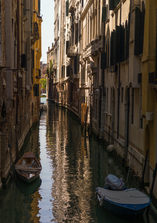 Small canal in the old town, Veneto Region, Venice, Italy