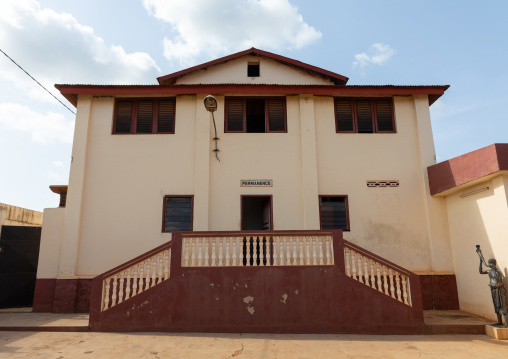 Agni-indenie main building of the royal court, Comoé, Abengourou, Ivory Coast