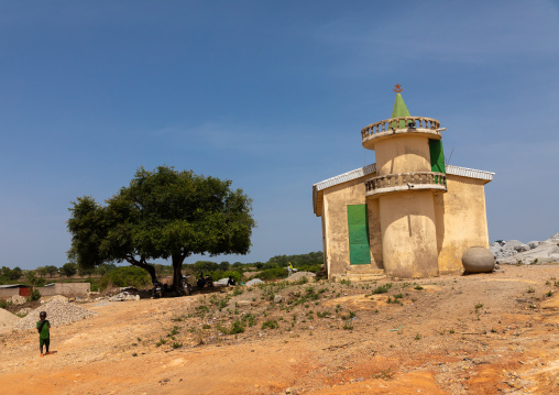 Small mosque in a village, Savanes district, Shienlow, Ivory Coast