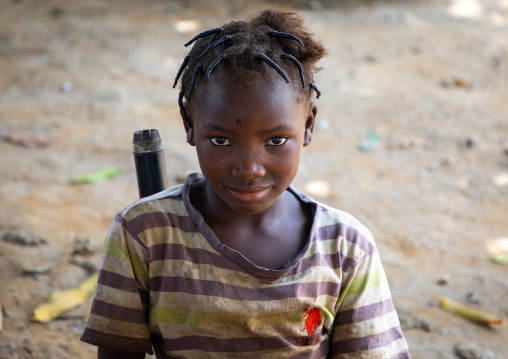 Portrait of an african girl, Savanes district, Tcheregnimin, Ivory Coast