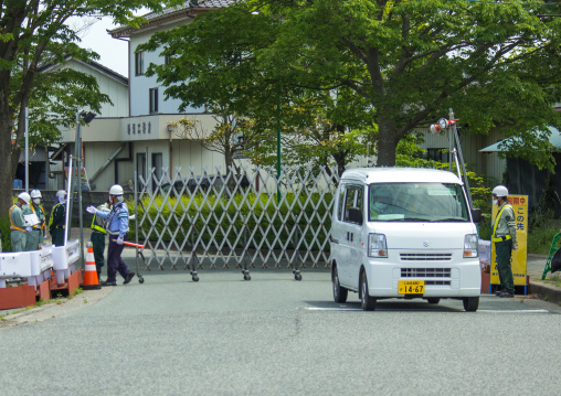 Difficult-to-return zone after the daiichi nuclear power plant irradiation, Fukushima prefecture, Tomioka, Japan