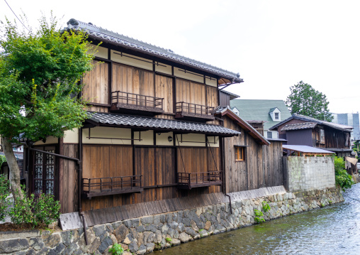 Japanese wooden house, Kansai region, Kyoto, Japan