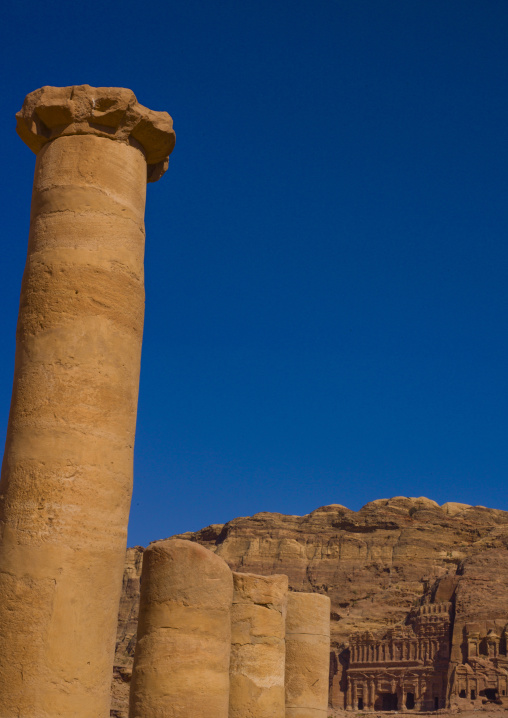 Colums In Petra, Jordan