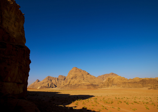 Desert Landscape At Wadi Rum, Jordan