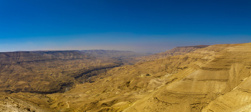 View From Mount Nebo In The Abarim Mountains, Jordan