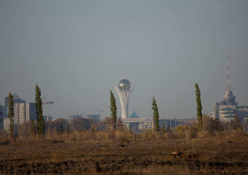 Astana Viewed From The Steppe, Kazakhstan
