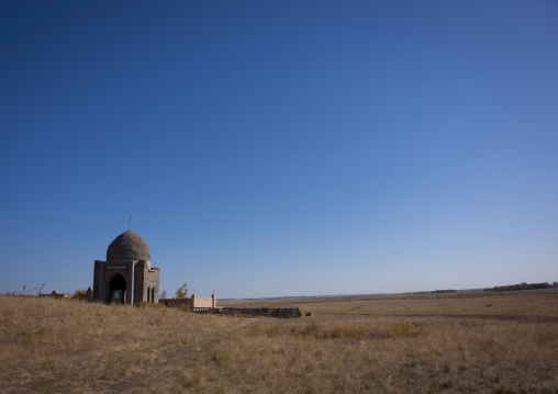 Muslim Grave In The Steppe, Kazakhstan
