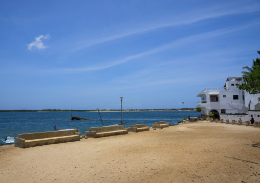 Dhow on the waterfront, Lamu county, Shela, Kenya