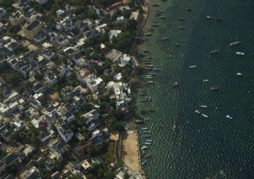 Aerial view of the island, Lamu county, Shela, Kenya