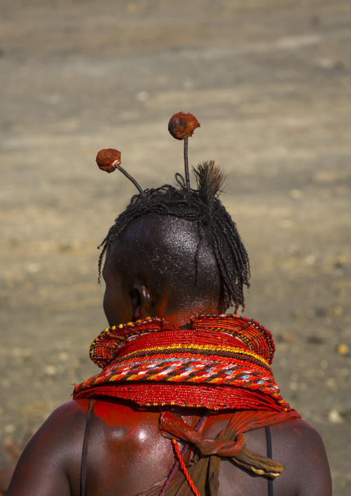 Turkana tribe woman, Turkana lake, Loiyangalani, Kenya