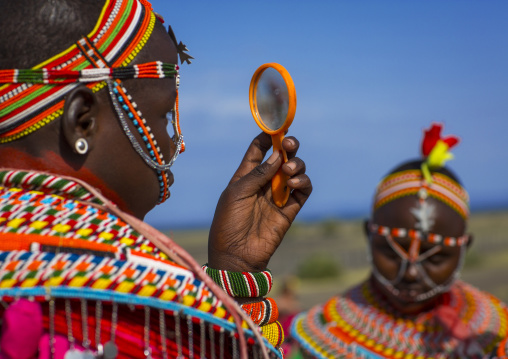 Rendille tribeswomen, Turkana lake, Loiyangalani, Kenya