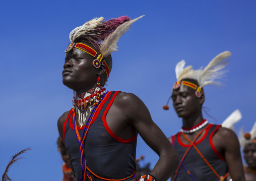 Turkana tribesmen, Turkana lake, Loiyangalani, Kenya
