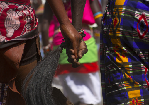 Rendille tribeswomen bracelets, Turkana lake, Loiyangalani, Kenya
