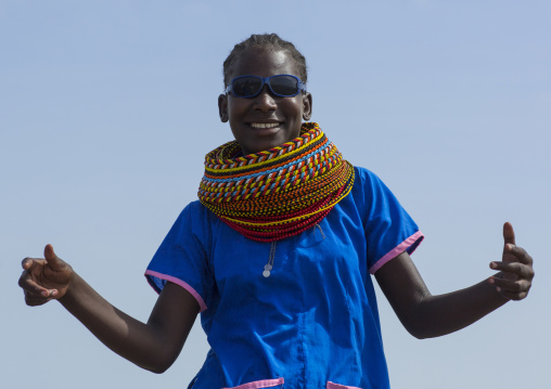 Turkana tribe teenager, Turkana lake, Loiyangalani, Kenya