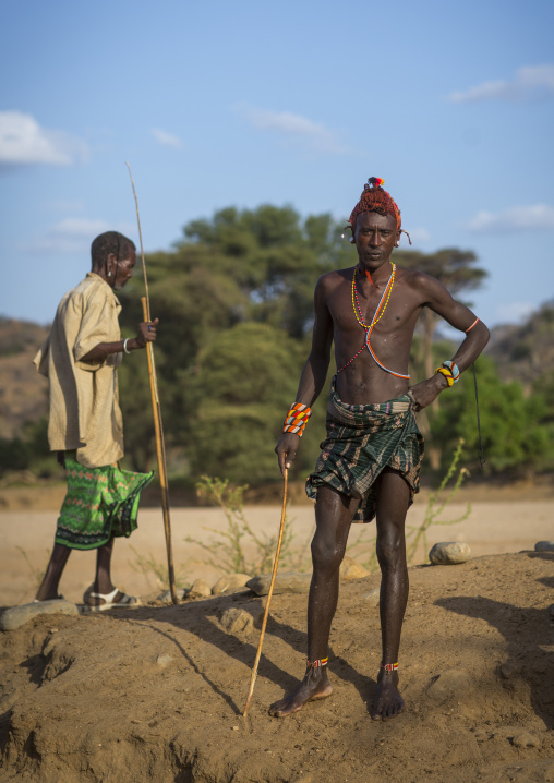 Rendille tribesmen, Marsabit district, Ngurunit, Kenya
