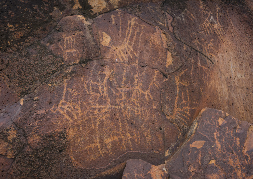 Ancient rock art, Turkana lake, Loiyangalani, Kenya