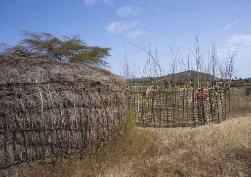 Borana tribe hut, Chalbi desert, Marsabit, Kenya