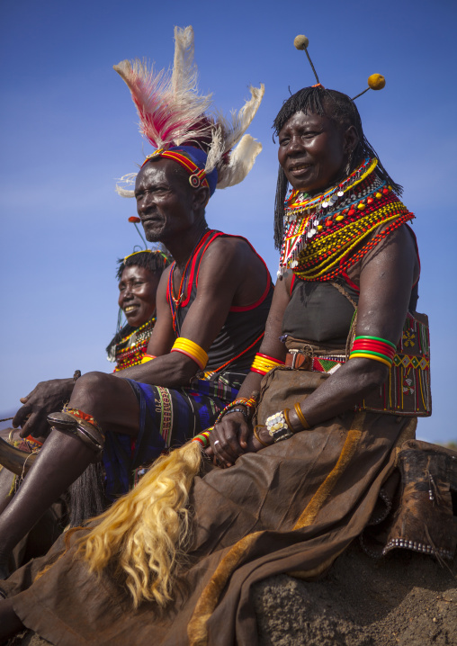 Turkana tribe people, Turkana lake, Loiyangalani, Kenya