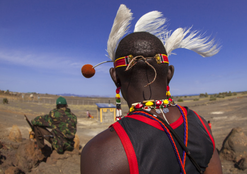 Turkana tribesman, Turkana lake, Loiyangalani, Kenya
