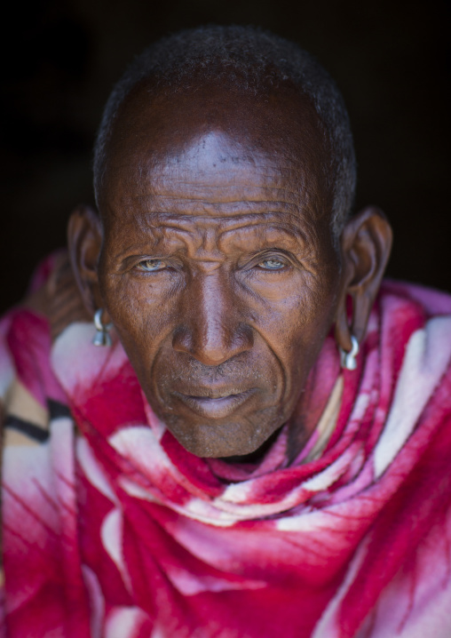 Samburu old tribesman, Samburu county, Samburu national reserve, Kenya