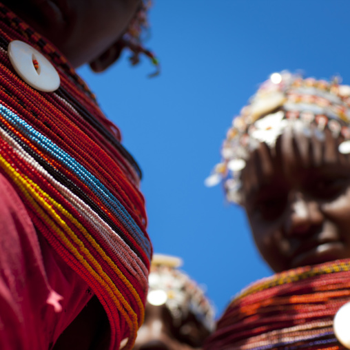 Rendille tribeswomen, Marsabit district, Ngurunit, Kenya