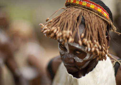 Portrait of a Tharaka tribe woman, Laikipia County, Mount Kenya, Kenya