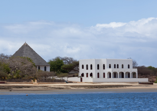 Swahili house on the beach, Lamu County, Manda island, Kenya