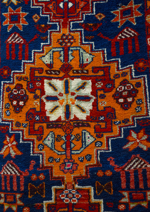 Carpet From The Textile Museum Inside The Citadel, Erbil, Kurdistan, Iraq