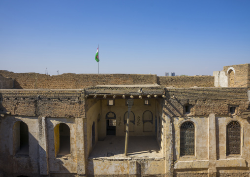Old Houses With Flat Roofs Inside The Citadel, Erbil, Kurdistan, Iraq