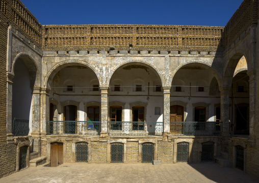 The Courtyard Of One Of The Houses In The Erbil Citadel, Kurdistan, Iraq