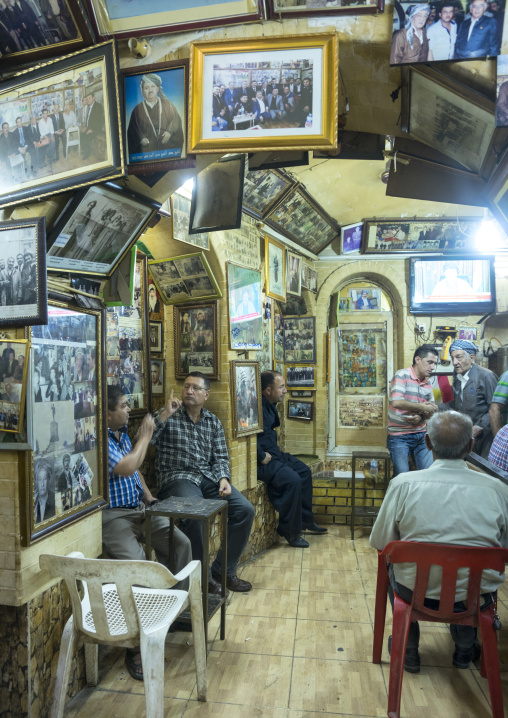 Cafe Inside Qaysari Bazaar, Erbil, Kurdistan, Iraq