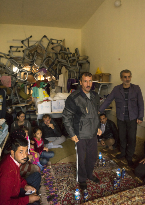 Yezedi Refugees From Sinjar Living In A School, Zohar, Kurdistan, Iraq