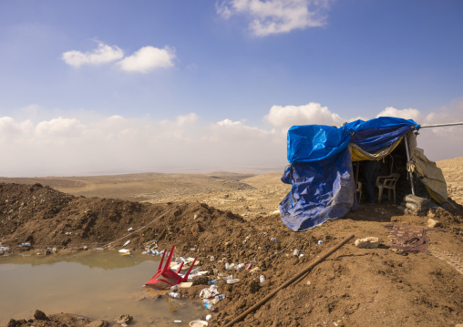Kurdish Shelter On The Frontline, Duhok, Kurdistan, Iraq