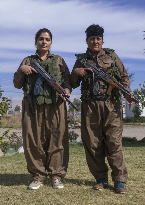 Peshmergas Women Of The 2Nd Battalion, Sulaymaniyah, Kurdistan, Iraq