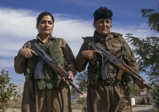 Peshmergas Women Of The 2Nd Battalion, Sulaymaniyah, Kurdistan, Iraq