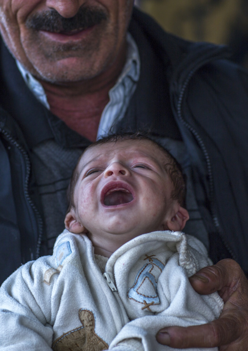 Yezedi Baby Refugee Displaced From Sinjar, Duhok, Kurdistan, Iraq