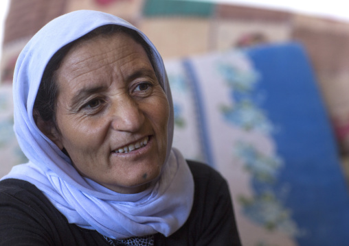 Yezidi Refugee Woman Displaced From Sinjar, Duhok, Kurdistan, Iraq