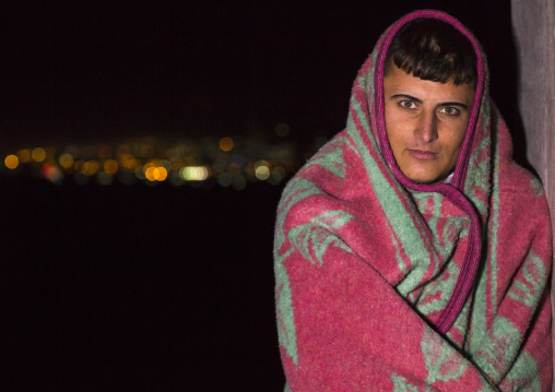 Yezedi Refugee From Sinjar Suffering From The Cold, Duhok, Kurdistan, Iraq