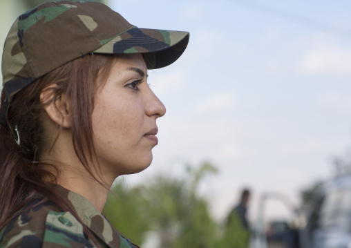 Peshmerga Woman Of The 2Nd Battalion, Sulaymaniyah, Kurdistan, Iraq