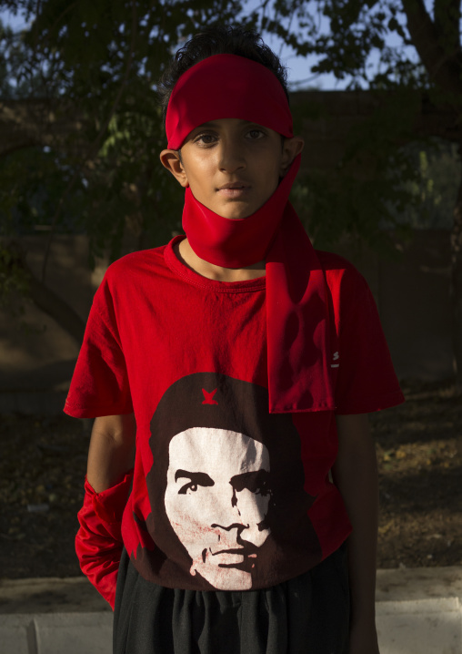 Boy With A Che Guevara Shirt, Suleymanyah, Kurdistan, Iraq