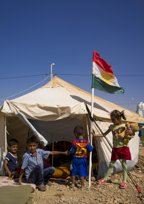 Syrian Refugee Camp, Erbil, Kurdistan, Iraq