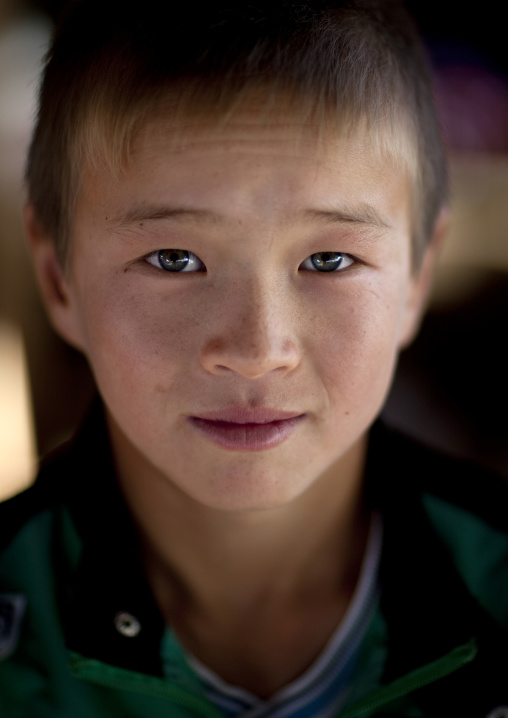 Young Boy Looking At Camera, Kochkor, Kyrgyzstan