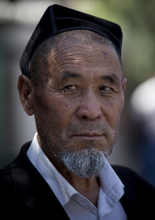 Old Bearded Man In Bishkek, Kyrgyzstan
