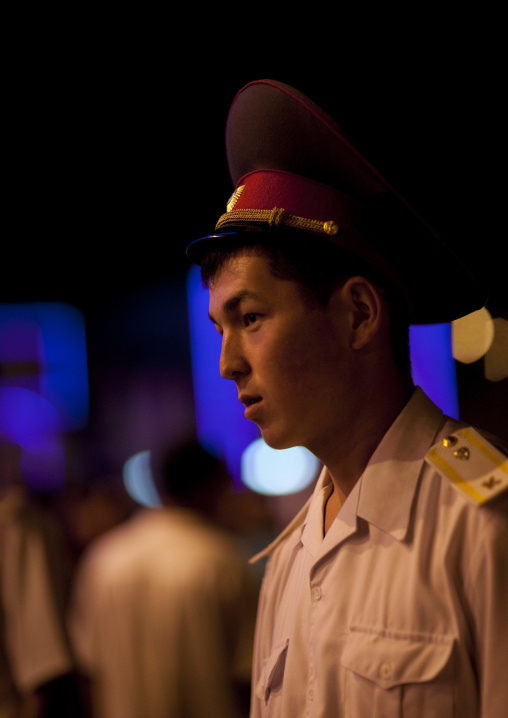 Policeman In Uniform, Bishkek, Kyrgyzstan